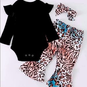 Girls cheetah set